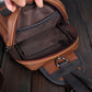 Casual Chest Bag Men Coffee Large Capacity Multi-pocket Shoulder Bag Outdoor Sports Pockets