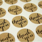 500pcs Cute Flower Thank You Series Round Sticker Seal Labes Mutifunction DIY Decorative Gifts Package Labels for Baking