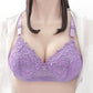 Thin Sexy Beautiful Back Breathable Lace Without Steel Rings Gathering Adjustable Anti-sagging Women's Underwear Bra
