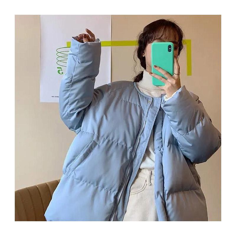 Cotton-padded Jacket Women's Mid-length Coat Winter Women's Cotton-padded Jacket Female Students Loose Korean Style