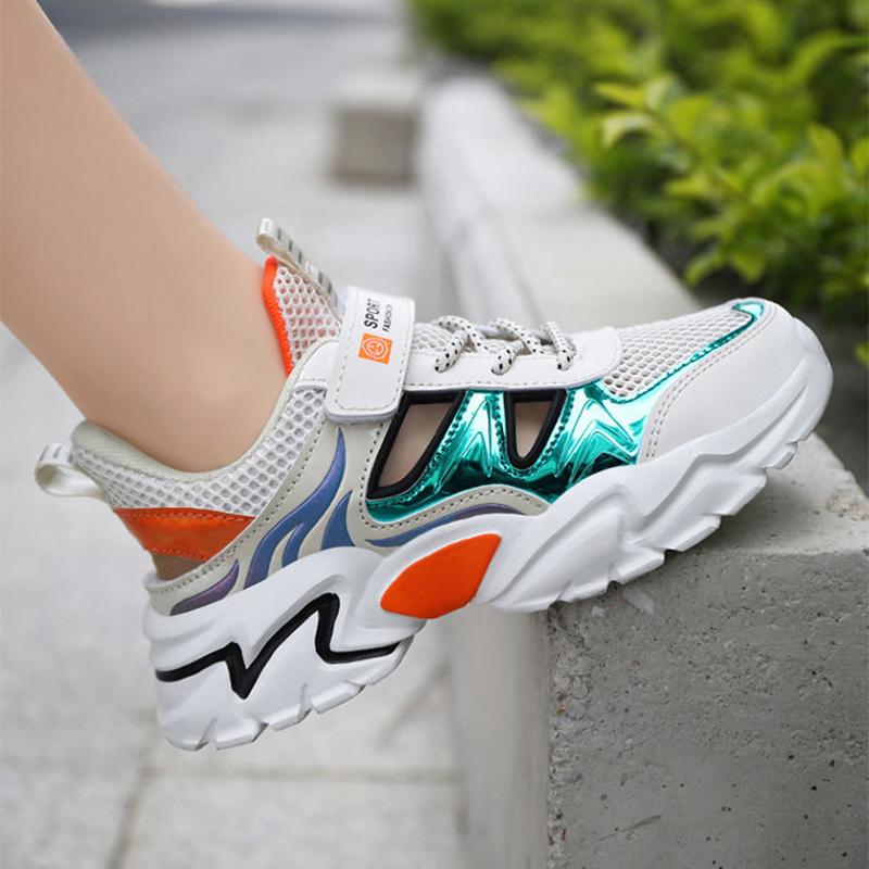 Boys Sneakers Kids Running Shoes Outdoor Hollow Sole Children Shoes Bounce Design Girls Tenis Infantil School Sport Shoes