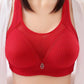 Large Size Thin Non-magnetic Tube Top Anti-glare Gather Full Cups Close Breast Bra No Steel Ring Anti-sagging Comfortable Breathable Bra