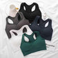 Women's Shockproof Sports Beauty Back Underwear Running Fitness Bra Can Wear Yoga Vest Without Steel Ring Gathering Without Trace Removable Chest Pad