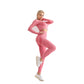 Yoga Clothing Set Sports Suit Women Sportswear Sports Outfit Fitness Set Athletic Wear Gym Seamless Workout Clothes for Women Fitness Jogging Suit