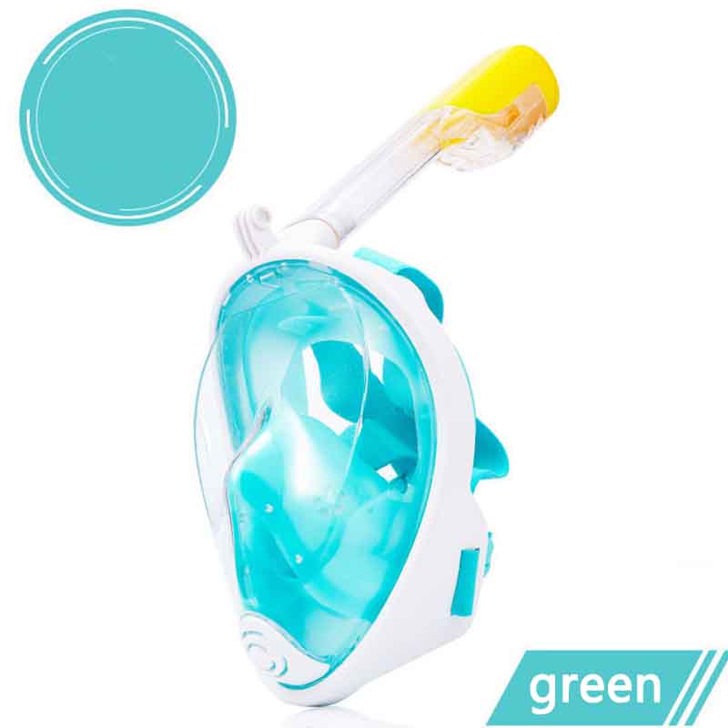 Full Face Scuba Snorkeling Mask Adults Kids Anti-fog Snorkeling Mask Underwater Diving Mask Swimming