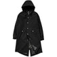 Spring & Fall Trend Hooded Windbreaker Men Solid Jacket Casual Loose Coat Comfortable Parka Long