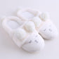 Cute Women Slipper Squinting Small Sheep Winter Fleece Warm Shoes Soft Indoor Slippers Casual Shoes