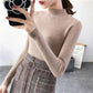 Knitwear Women's Round Neck Skinny Sweater Spring and Autumn Shirt Shirt Long Sleeve