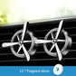 2pcs Car Air Outlet Aroma Diffuser Simulation Propeller Engine Decorative Air Conditioning Plug-in
