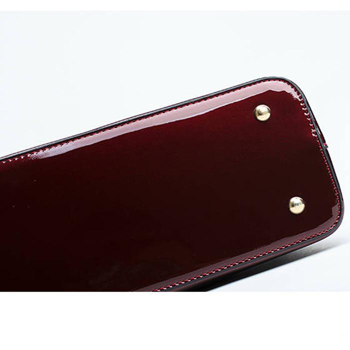 Fashion Minimalist Patent Leather Handbag Female Bright Skin Wild Messenger Bag Women Shoulder Bag