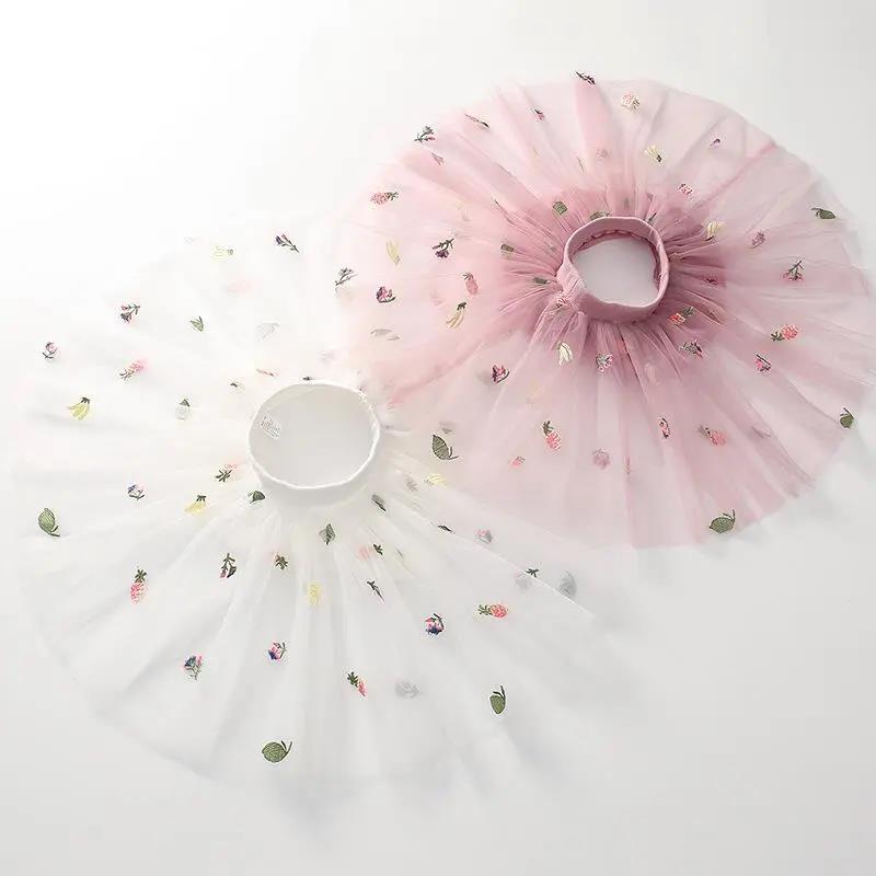 Girl Skirt Children's Pertine Skirt Summer Mesh Princess Dress Girl Spring