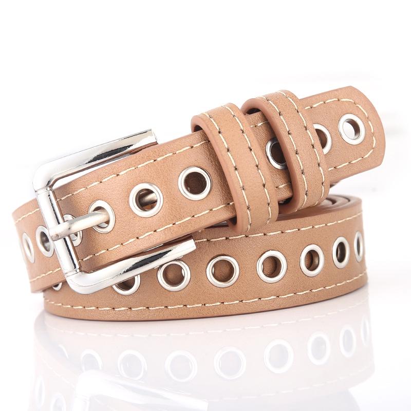 Belts belts for women multicolor thin skinny faux leather waistband casual belt