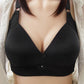 Female Thin No Steel Rings Gathering Large Size Large Cups Receiving Breasts Anti-sagging Breathable Lifting Shaped Fashion Jacquard Design Bras