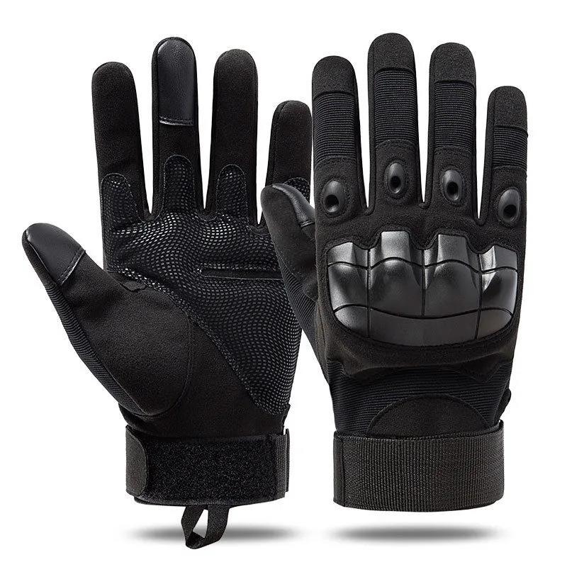 Tactical gloves men's outdoor tactical protective sports training outdoor military fans riding full finger gloves