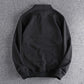 Half-open Stand-collar Pullover Sweater Men's Thick Knitted Terry Casual Warm and Comfortable Jacket