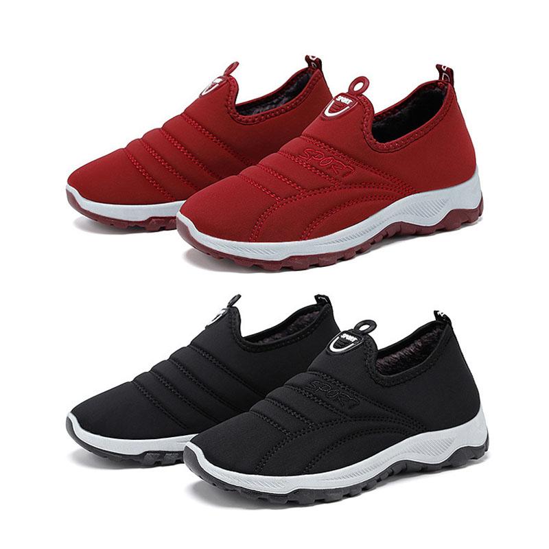 Cotton Shoes Women Winter Plus Velvet Warm Cotton Boots Snow Boots Non-slip Shoes Sports Shoes Casual Shoes
