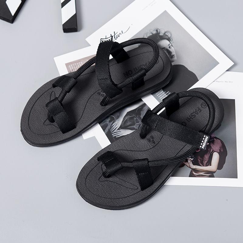 Summer Beach Shoes Men Sandals Roma Leisure Breathable Clip Toe Dual-purpose Sandals Male Soft Shoes