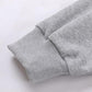 Autumn and Winter Plus Velvet Thick Plus Size Couples Wear Denim Stitching Loose and Versatile Warm and Comfortable Sweater