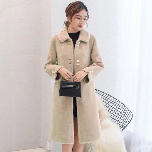 Winter Women High Quality Faux Fur Coat Luxury Long Fur Coat Loose Lapel OverCoat Thick Warm Plus Size Female Plush Coats
