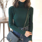 Turtleneck Sweater Women's Autumn and Winter Pullovers Slim Fit and Warm All-match Western Style Fashion Knitted Bottoming Shirt
