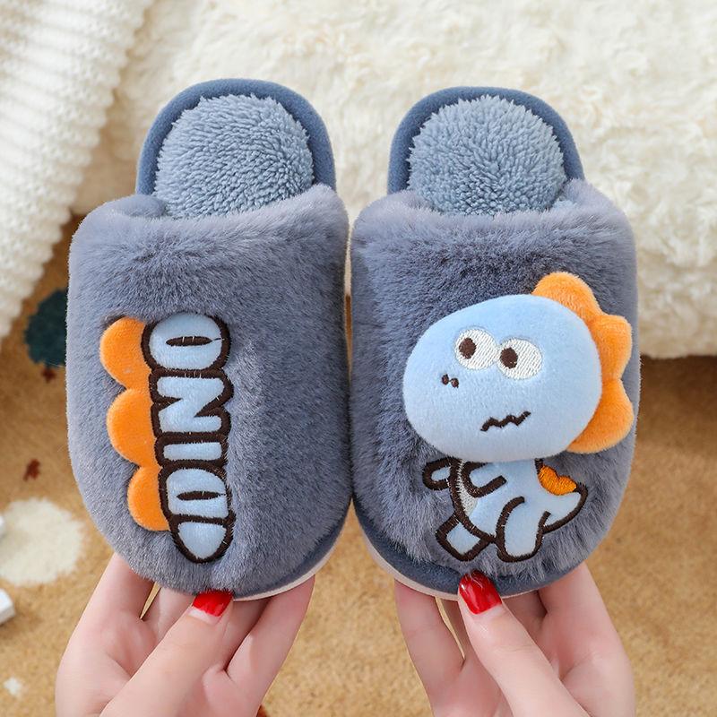 Children's Design Sense Cotton Shoes, Indoor and Outdoor Non-slip Casual Slippers Lightweight Flat Shoes Soft Shoes