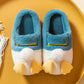 Winter Warmth Couple Plush Household Non-slip Platform Confinement Shoes