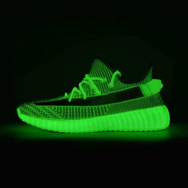 Sports shoes men's summer student net shoes men's luminous running shoes trend casual shoes