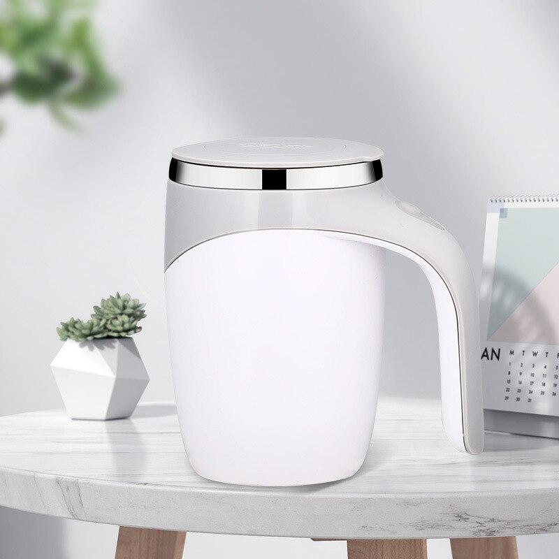 Self Stirring Cup Milk Coffee Mixing Cup Thermal Mug Smart Juice Blender Lazy Automatic Rotating Stainless Steel Water Bottle