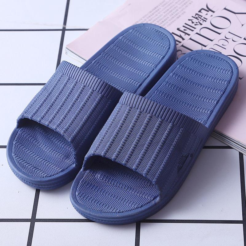Deodorant Non-slip Slippers Men's Summer Indoor Home Massage Bathroom Casual Sandals and Slippers for Outer Wear