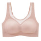 Ladies Seamless Ice Silk Underwear Beauty Back No Steel Ring Gather Bra Sports Vest Close Breast Yoga Vest Gym Fitness Bra