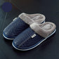 Winter Men's Large Size Thick-soled Non-slip Indoor Warm Cotton Slippers