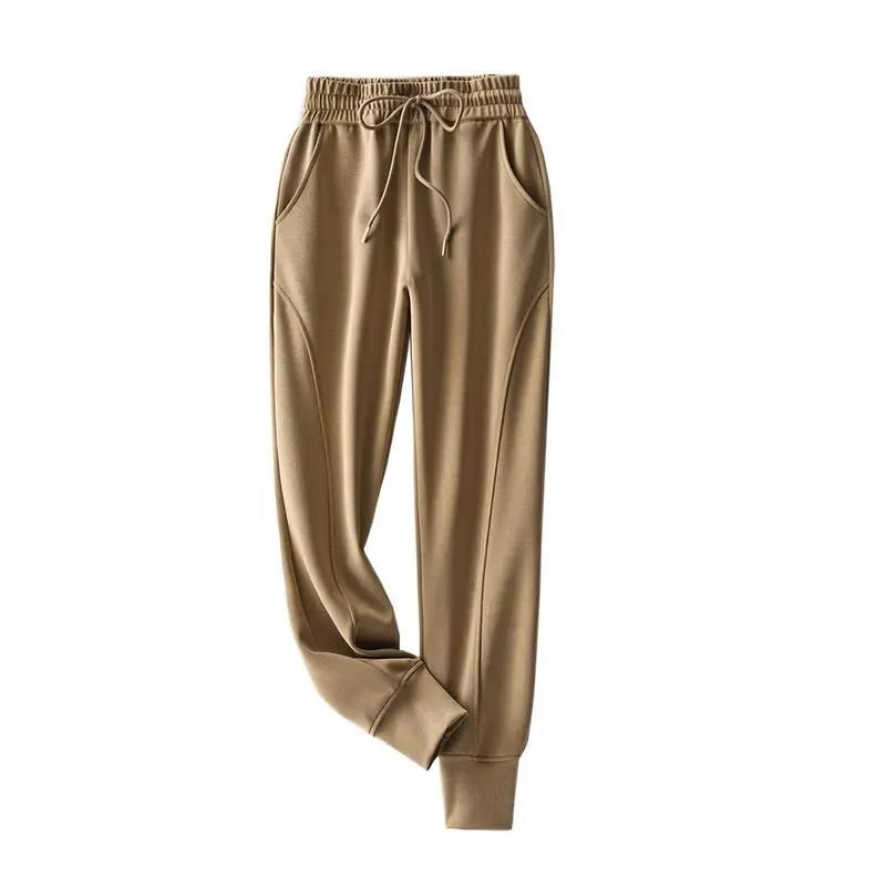 Down Streamline Cotton Was Thin, Elastic, Large Size, High Waist Casual Pants Women's Loose-fitting Harem Pants, Spring and Summer Pants Women