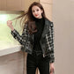 Jacket Women's Spring and Autumn Women's Korean Style Stitching Slim Slim Design Suit