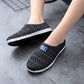 Summer Men's Beach Shoes Thick Bottom Non-slip Hollow Breathable Running Casual Shoes