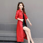 Winter Women's Leather Jacket Fashion Slim Long Section Over-the-knee Leather Jacket Thicken Warm Large Size Leather Jacket