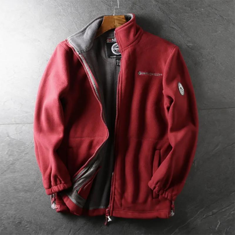 Functional Outdoor Cold-proof Large Size Autumn and Winter Men's Warm Fleece Jacket