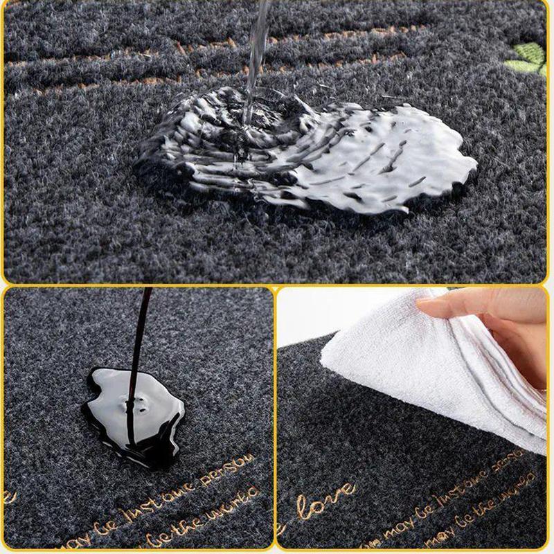 Household Kitchen Non Slip Mat Doormat Door Mat Entrance Door Carpet Bedroom Bathroom Toilet Absorbent Carpet