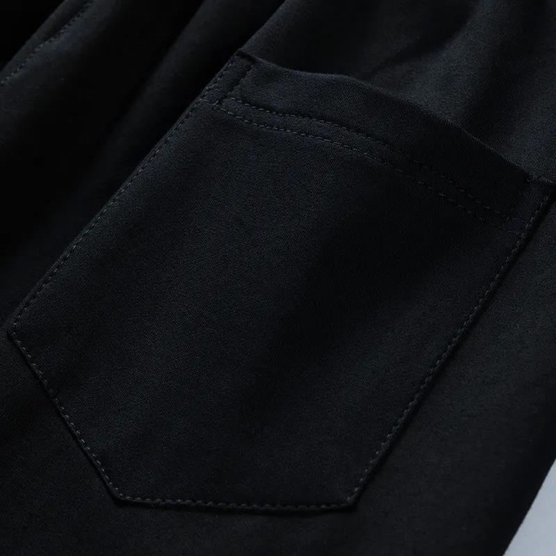 Summer Thin Cotton Casual Cropped Trousers Men's Straight Loose Large Size Sports Shorts