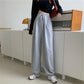 Gray Sports Sweatpants Women Autumn and Winter Wear High Waist Loose Wide-leg Pants Plush Casual Drape Black Trousers Track Pants Jogging Streetwear