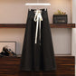 Autumn and Winter Waist Slimming Sweater Set Square Neck Long-sleeved Sweater + French Skirt Two-piece Women's Temperament Suit