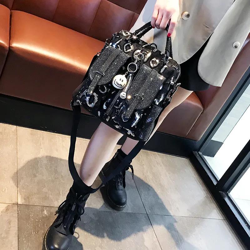 Fashion Ladies Backpack Shoulder Bag Messenger Bag Trend Travel Backpack