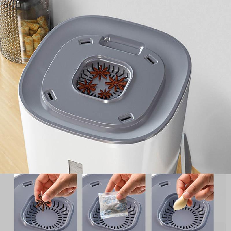 Sealing Metering Rice Bucket Reservoir Anti-proof Moisture-proof Home Storage Box Food Reservoir