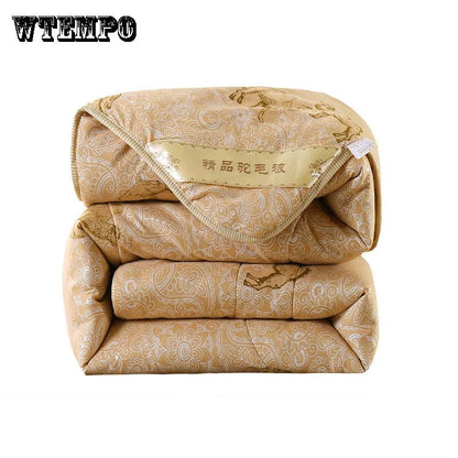 Down Duvet Warm and Comfortable Thick Warm Quilt Is Thickened By Wool In Autumn and Winter
