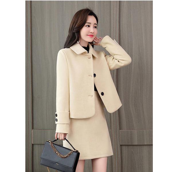 Fashion All-match Knit Jacket Autumn and Winter Korean Fashion All-match Imitation Mink Velvet Ladies Cardigan Jacket
