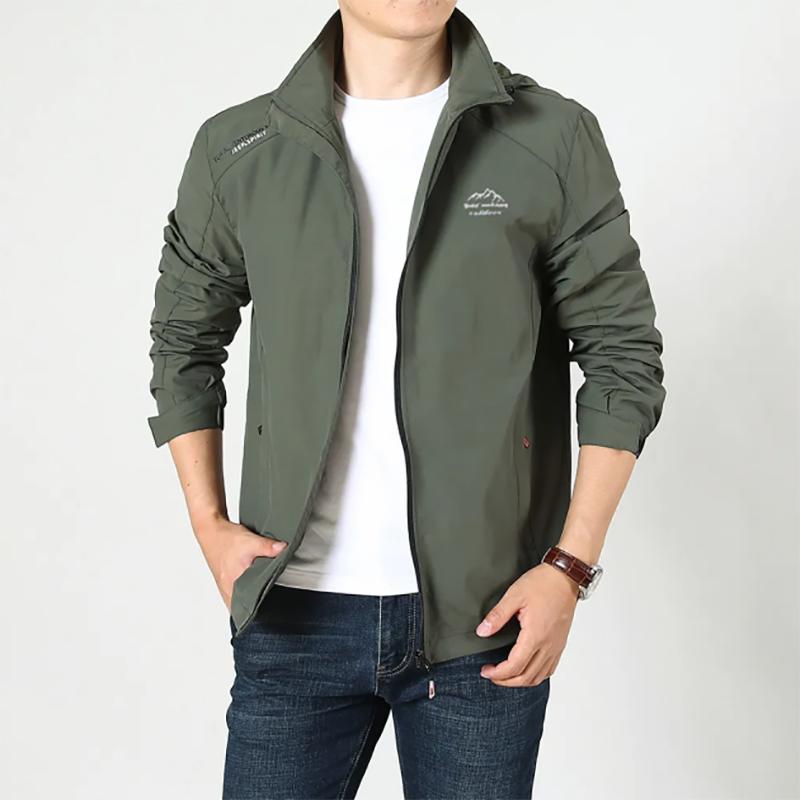 Jeep Shield Jacket Men's Autumn Outdoor Loose Large Size Thin Casual Top Jacket Men