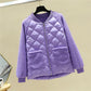 Women's Short Cotton Padded Jackets Large Size Loose Winter Lamb Wool Jackets Female Solid Color Casual Cotton Warm Coats