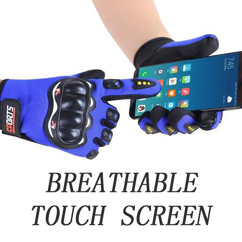 Motorcycle Racing Gloves Full-finger Cross-country Riding Motorcycle Bike Riding Rider Gloves Four Seasons To Wear