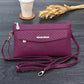 Check Leather crossbody bag Women Shoulder Messenger Bags Casual Portable Multi-Layer Large Capacity