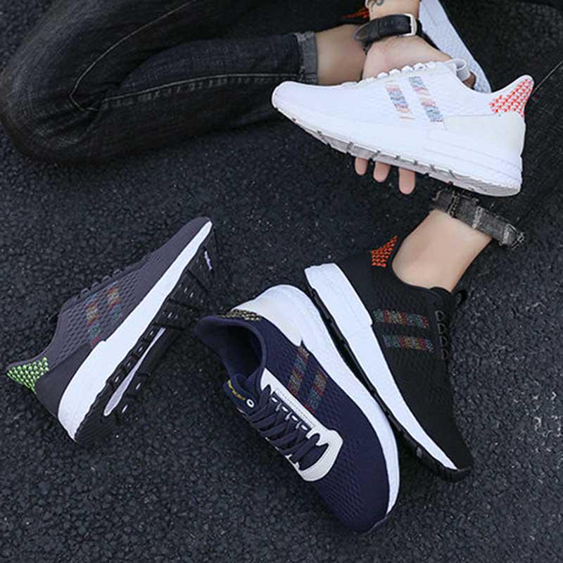 Plus Size 39-44 Summer Men Mesh Sneakers Basketball Shoes Lightweight Breathable Running Shoes Deodorant Tennis Shoes