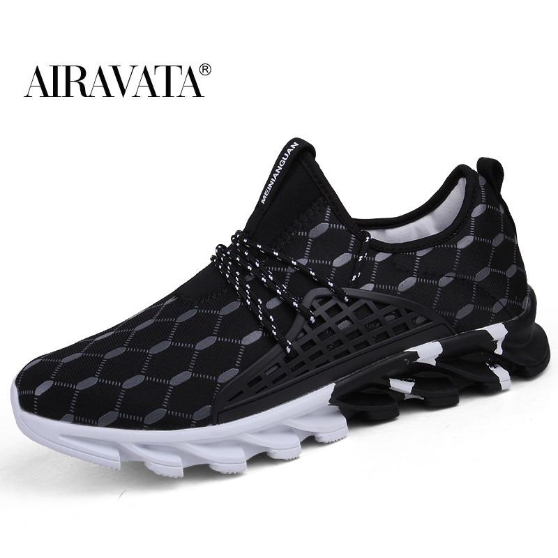 Men's Fashion Printed Sports Running Shoes Breathable Outdoor Casual Shoes Plus Size 39-47